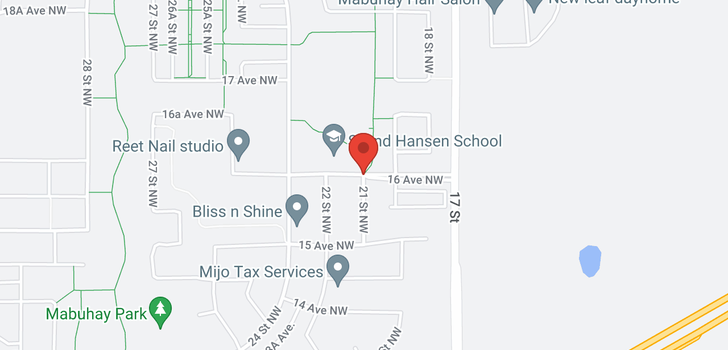 map of 1536 21 ST NW